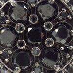 Black Diamond Silver Ring 34945 - Image 4