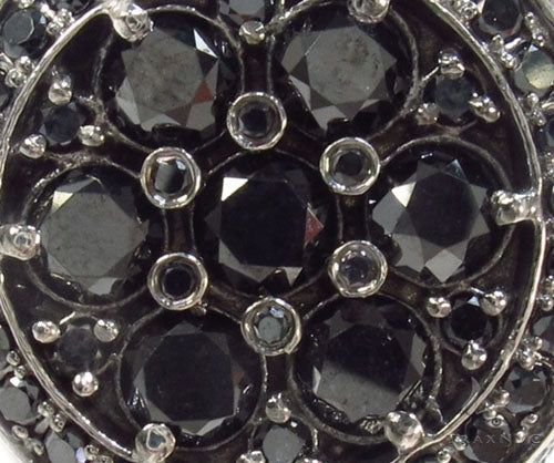 Black Diamond Silver Ring 34945 - Image 4