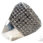 Black Diamond Silver Ring 34945 - Image 5