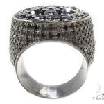 Black Diamond Silver Ring 34945 - Image 7