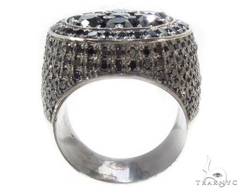 Black Diamond Silver Ring, photo 7 of 8