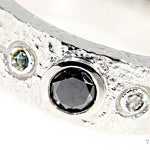 Black Diamond Topaz Couple Ring 49774 - Image 3
