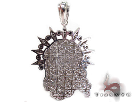 Black Diamond XL Jesus Head Pendant 29109 - Image 4