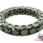 Black Diamond Eternity Wedding Ring 28457 - Image 5