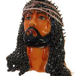 Black Passion Diamond Jesus Pendant - Large 68956 - Image 3