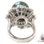 Black Pearl Diamond Ring 32668 - Image 5