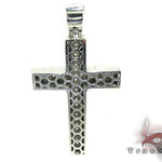 Black and White Diamond Cross Crucifix 26331 - Image 4