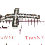 Black and White Diamond Cross Crucifix 26331 - Image 7