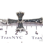 Black and White Diamond Cross Crucifix 40928 - Image 6