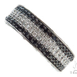 Black and White Diamond Wedding Band 40772 - Image 3