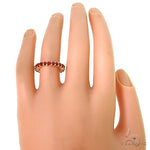 Blood Red Sapphire Eternity Ring 67364 - Image 5