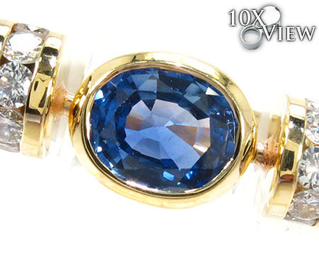 Blue Angel Wings Diamond Ring 26015 - Image 3