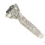 Blue Diamond Halo Ring 45571 - Image 4