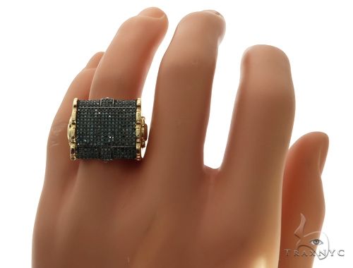 Blue Diamond Ring 63883 - Image 8