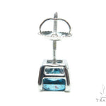 Blue Diamond Single Earring 41583 - Image 3