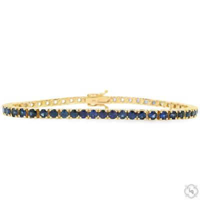 Blue Ombre Sapphire Tennis Bracelet 70797 - Image 1