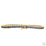 Blue Ombre Sapphire Tennis Bracelet 70797 - Image 3