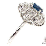 Cornflower Blue Sapphire Diamond Ring 30466 - Image 4