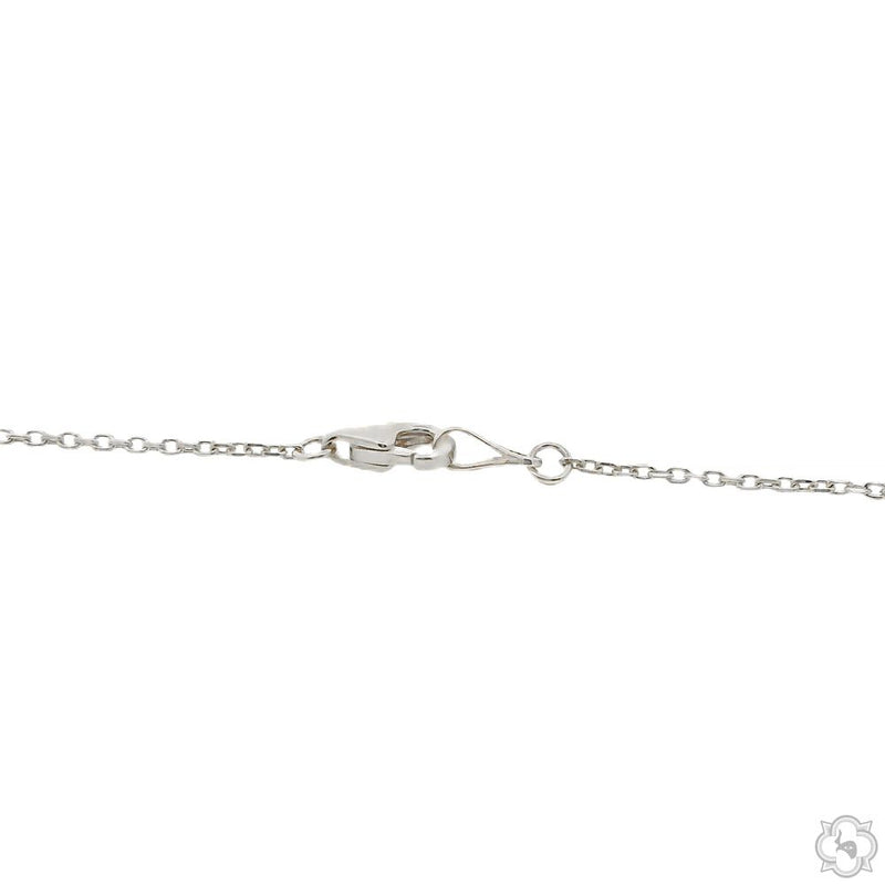 14K Yellow Gold Blue Sapphire Bezel Necklace, view 6