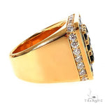 Blue Sapphire Diamond Pinky Ring 67347 - Image 3