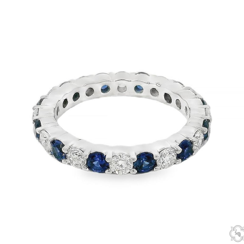 Blue Sapphire Diamond Ring 43118 - Image 3