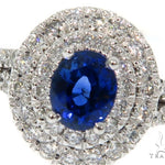 Blue Sapphire Diamond Ring 48989 - Image 3