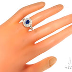 Blue Sapphire Diamond Ring 48989 - Image 7
