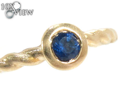 Blue Sapphire Ring 26862 - Image 3