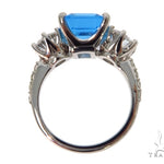 Blue Topaz Statement Ring 45413 - Image 6