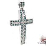 Blue and White Diamond Cross 26332 - Image 2