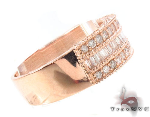 14K Gold Brilliant Engagement Ring for Men with Diamonds, photo 4 of 7