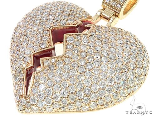 Broken Heart With Red Enamel 65531 - Image 4