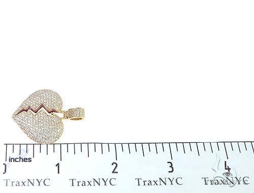 Broken Heart With Red Enamel 65531 - Image 7