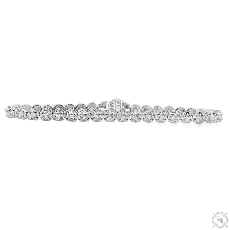 14K Gold Buttercup Diamond Bracelet, photo 2 of 2