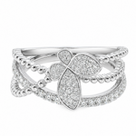 Butterfly Bloom Diamond Ring 71675