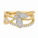 Butterfly Bloom Diamond Ring 71675