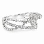 Butterfly Bloom Diamond Ring 71675