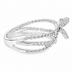 Butterfly Bloom Diamond Ring 71675