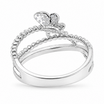 Butterfly Bloom Diamond Ring 71675