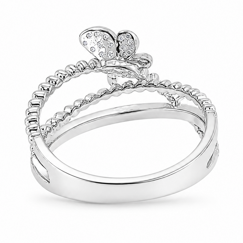 Butterfly Bloom Diamond Ring 71675