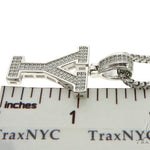 CZ Silver Initial(Y) Pendant 24 Inches Franco Chain Set 58493 - Image 5