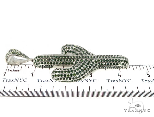 Cactus Green Diamond Pendant 45050 - Image 7