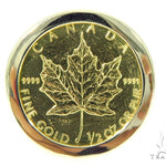 Canadian Leaf Gold Coin Ring 45401 - Image 1