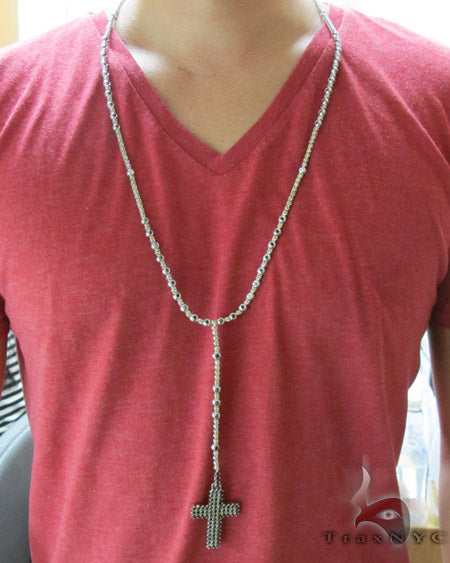 Canary Black Diamond Rosary Chain 25401 - Image 15