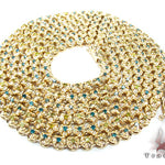 Canary and Blue Diamond Chain 54 Inches 5mm   28458 - Image 1