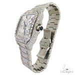 Cartier Santos Skeleton Large Diamond Watch 69061 - Image 2