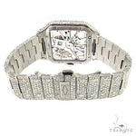 Cartier Santos Skeleton Large Diamond Watch 69061 - Image 5