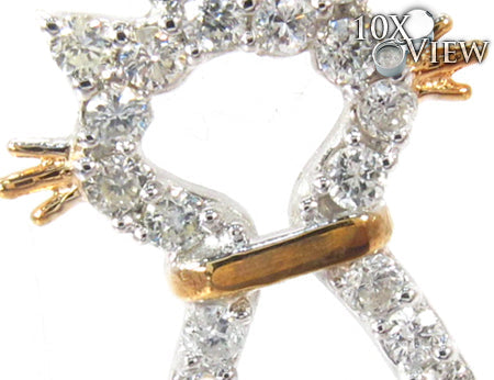 Cat Diamond Pendant 27082 - Image 3