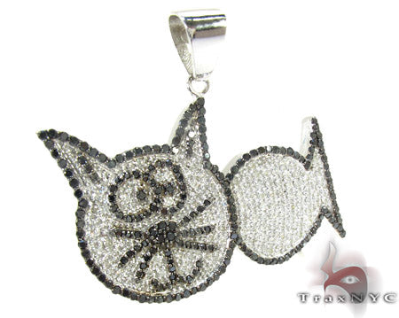 Cat Fish Diamond Pendant 26815 - Image 2