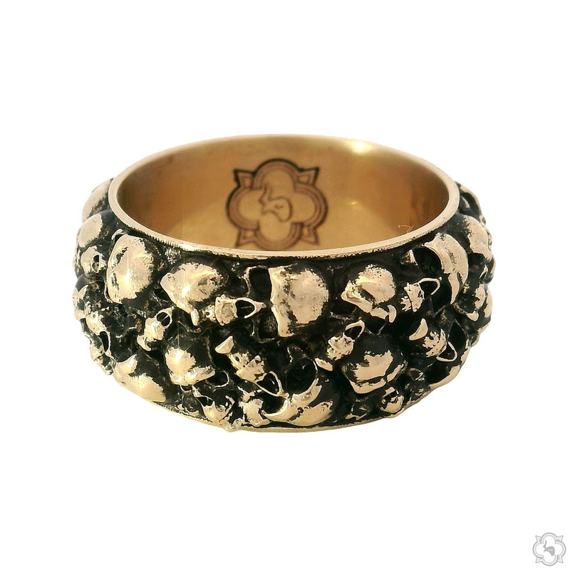 14K Gold Catacomb Band Ring, photo 3 of 7